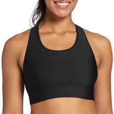 DSG Women's Compression Sports Bra, Medium, Pure Black