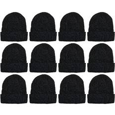 Beanies Yacht & Smith Sold by: Sock Discounters, Pack of Winter Beanie Hats Bulk for Men Women Kids Wholesale Winter Hat Beanies