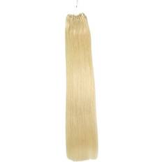 Blonde hair extensions Eayon Hair Micro loops Hair Extensions 16 inch Platinum Blonde 3-pack