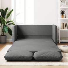 vidaXL Sleeping Function Dark Grey Sofa 112cm 2 personers
