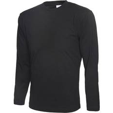 Naturel T-shirts Uneek Classic Langarmshirt - Schwarz