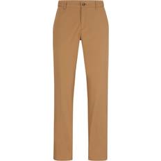 HUGO BOSS C-genius Beige Slim Fit Chinos In Stretch Cotton 50518833 260 36w