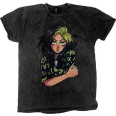 Paidat Billie Eilish Unisex-Erwachsene Anime Dip Dye T-Shirt