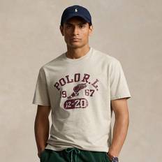 Polo Ralph Lauren T-shirts Polo Ralph Lauren Classic Fit Jersey Graphic T-Shirt in Light Heather