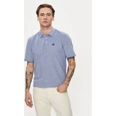 Wrangler Herren Poloshirts Wrangler Refined Polo Shirt Blue