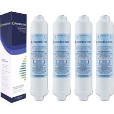 Finerfilters 4 x Rangemaster Fridge Compatible Water Cartridge, fits SXS Series Fridges with external filters,FF-6010PF