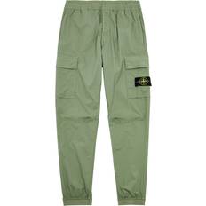 Stone Island Stretch-cotton Cargo Trousers Khaki