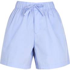 Unisex Poplin Pyjama Shorts Light Blue