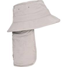 Trespass Women Hats Trespass Bearing Bucket Hat With Neck Protector Light Grey