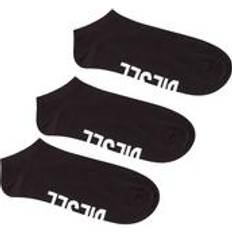 Diesel Men Socks Diesel 3-pack low-cut logo instep socks Socks Man Black