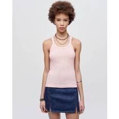 Hanes Ribbed Cotton Tank Top - Pink