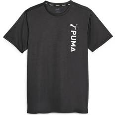 Microfibra Magliette Puma Herren T-Shirt schwarz Mikrofaser