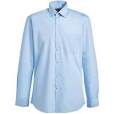 Rapino Poplin Long-Sleeved Formal Shirt Blue in