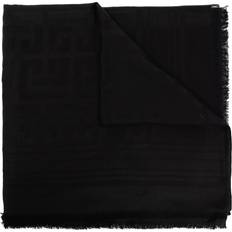 Balmain Women Scarfs Balmain Skjerf med monogram Black ONE