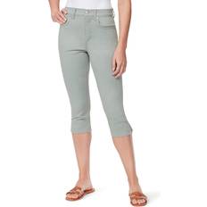 Gloria Vanderbilt Women's Plus Amanda Capri Jean, Eucalyptus