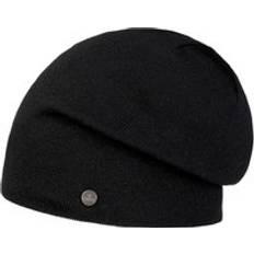 Lierys Fine Merino Lång Beanie - Svart