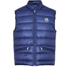 Moncler Men Clothing Moncler Gui Quilted Shell Gilet Blue 3, Men's Designer Gilet, Male