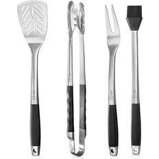 Pure Grill Stainless BBQ Utensil Tool Set