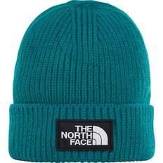 The North Face Beanies The North Face Logo Box Cuffed Beanie Everglade