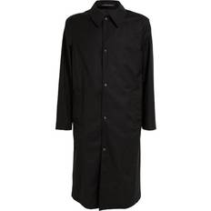 Emporio Armani Coats Emporio Armani Single-Breasted Trench Coat black