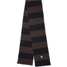 Moncler Unisex Clothing Moncler Cotton Striped Scarf beige One