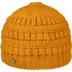 Lierys Knit Alpaca Beanie with Ponytail Hole mustard One