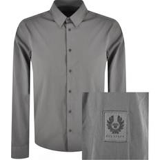 Belstaff Men Shirts Belstaff Pipe Long Sleeved Shirt Grey Medium