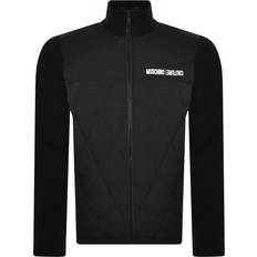 Women Jackets Moschino Knit Sleeve Jacket Black