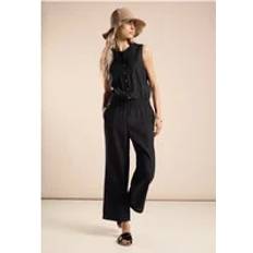 Street One Jumpsuits & Overaller Street One Frauen Jumpsuit in Unifarbe in Schwarz, Gr:
