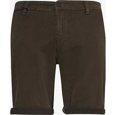 Mens Olive Cody Slim-fit Stretch-denim Shorts OLIVE