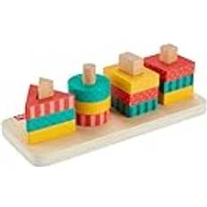 Stacking Toys Fisher Price Wooden Shape Stacker Toddler Sorting Toy