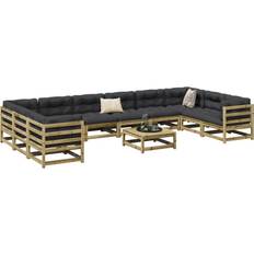 Outdoor Lounge Sets vidaXL Garden Sofa Outdoor Lounge Set