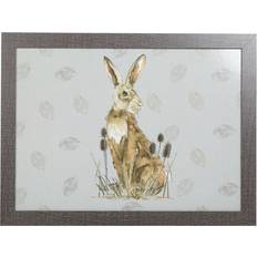 Cotton Serving Platters & Trays Hare Lap Serving Tray