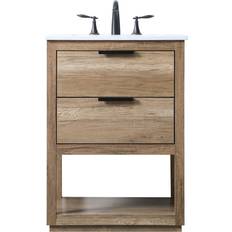 Wood/Nature Bathroom Furnitures Elegant Lighting Larkin (VF19224NT)