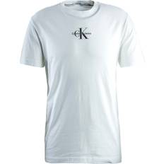 Wit T-shirts Calvin Klein Jeans Euphoric Monologo T-shirt - Bright White