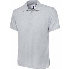 Unisex - XS Polo Shirts Uneek Active Poloshirt UC105 Heather Grey Colour: Heather Grey