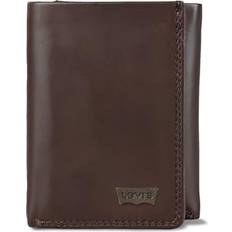 Wallets Levi's Trifold Wallet-Sleek and Slim Includes Credit Card Holder, Brown Xcap, one