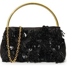 Lele Sadoughi Marlowe Floral Applique Handbag - Jet