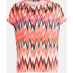 Damen - Mehrfarbig Hemden Betty Barclay Round Neck Aztec Top Red