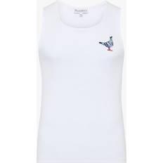 Unisexo Camisetas de tirantes JW Anderson PIGEON TANK TOP PRIDE CAPSULE white XS-S-M-L-XL