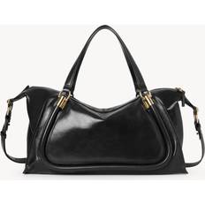 Bags Chloé Paraty 24 bag in soft leather Black Size OneSize 100% Calf-skin leather OneSize