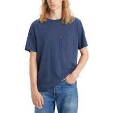 Levi's Men T-shirts Levi's Classic Pocket Short Sleeve Crewneck T-shirt Dress Blue