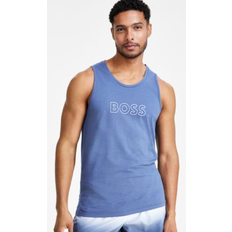 HUGO BOSS Tank Tops HUGO BOSS Men's Beach Tank Top Open Blue