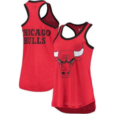 Tops G-III Sports by Carl Banks Women's Red Chicago Bulls Showdown Burnout Top Red