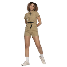 Multicoloured Jumpsuits & Overalls Santa Cruz Strip Cargo Playsuit Fawn Multi