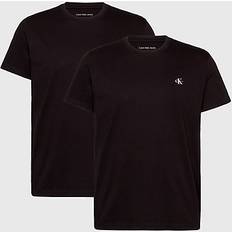 Calvin Klein Ensfarvet T-shirts Calvin Klein Pack Monogram T-shirts Black
