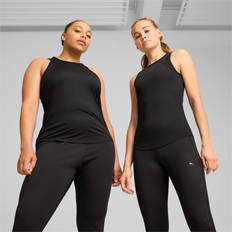 3XL - Unisex Linnen Puma Hypernatural Tank Top Women Shirt, Black, XXL, Clothing