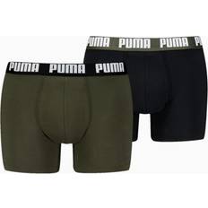 Puma Gröna Kalsonger Puma Everyday Basic Boxer 2-pack - Black/Green