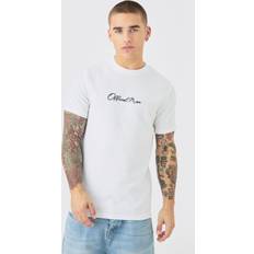 Tops boohooMAN Mens Slim High Build T-Shirt White