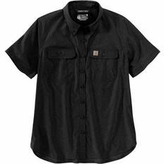 Carhartt Women Shirts Carhartt Women's Women's Force Relaxed Fit Lightweight Short-Sleeve Shirt Black